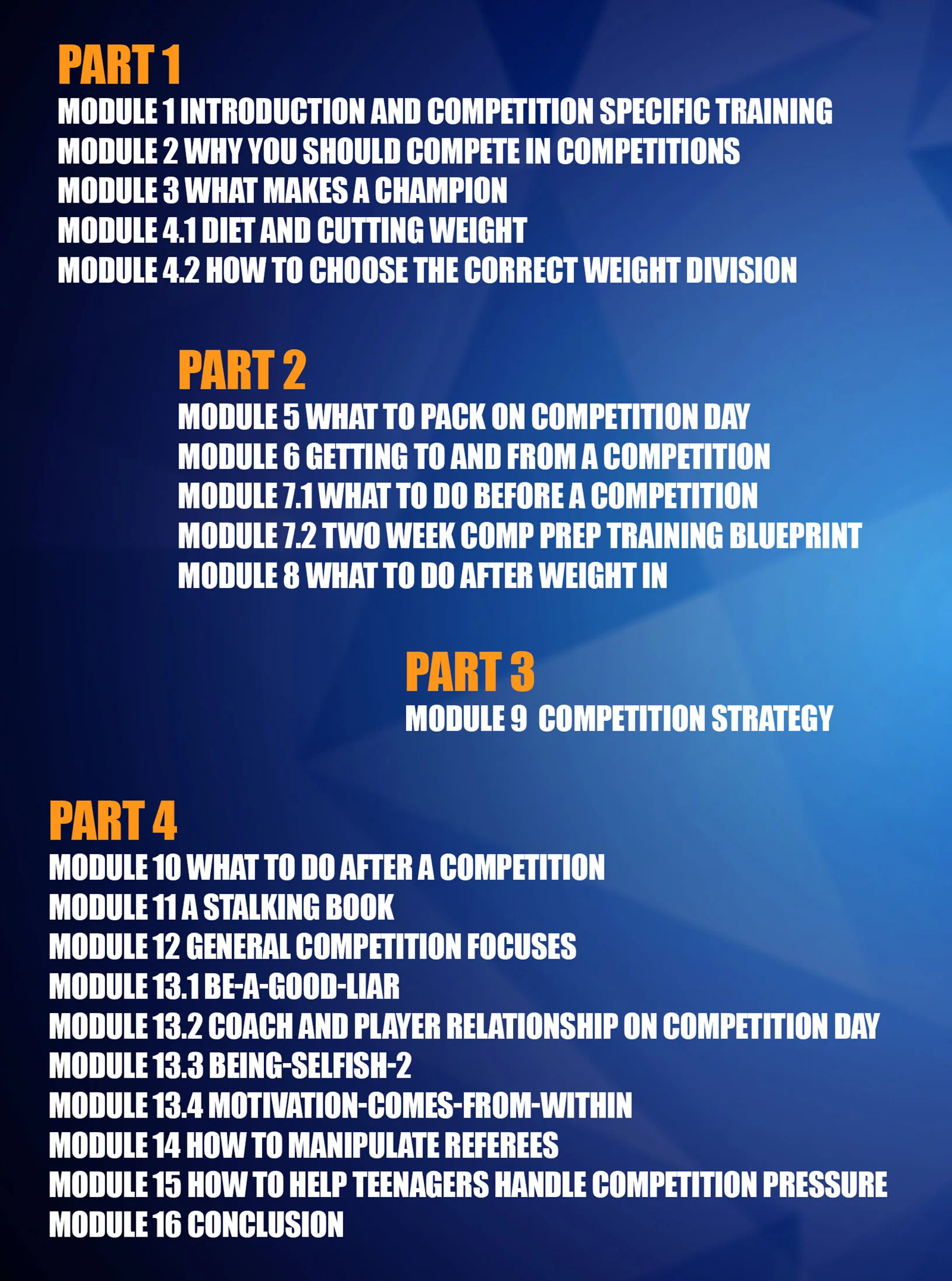 Competition Preparation Masterclass by Matt D'Aquino - Image 2