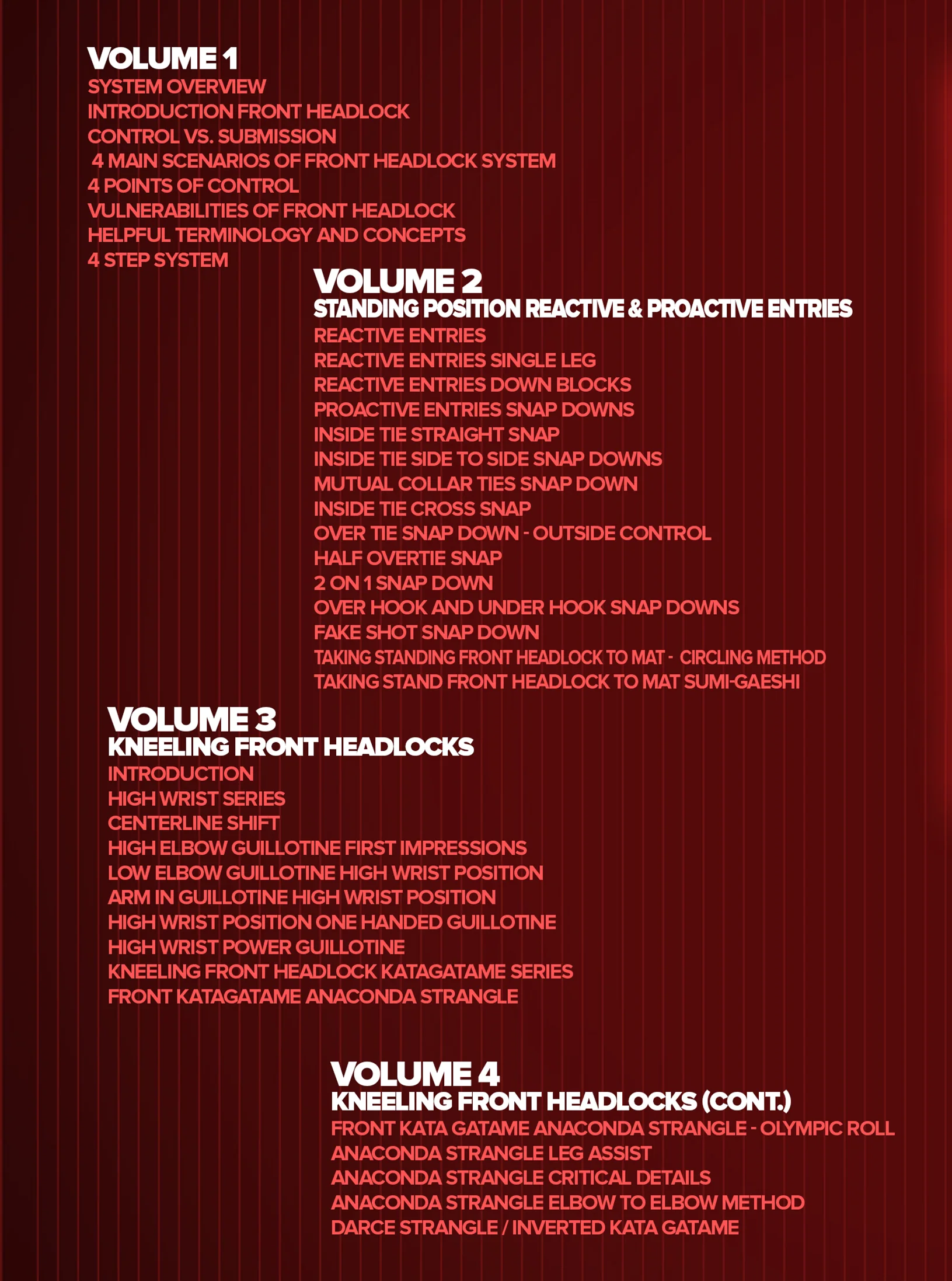 The Front Headlock System by John Danaher - Image 2